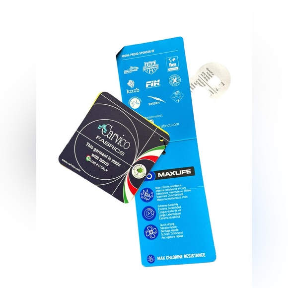 ARENA womens Standard athletic Single Design Seamless One Piece Swimsuit NWT - Picture 8 of 9